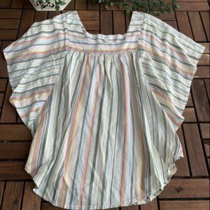 Beach Lunch Lounge Blouse Multicolor Size Small